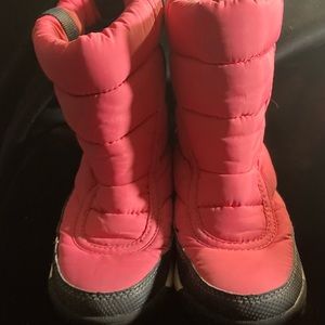 Pink girls Sorel boots
